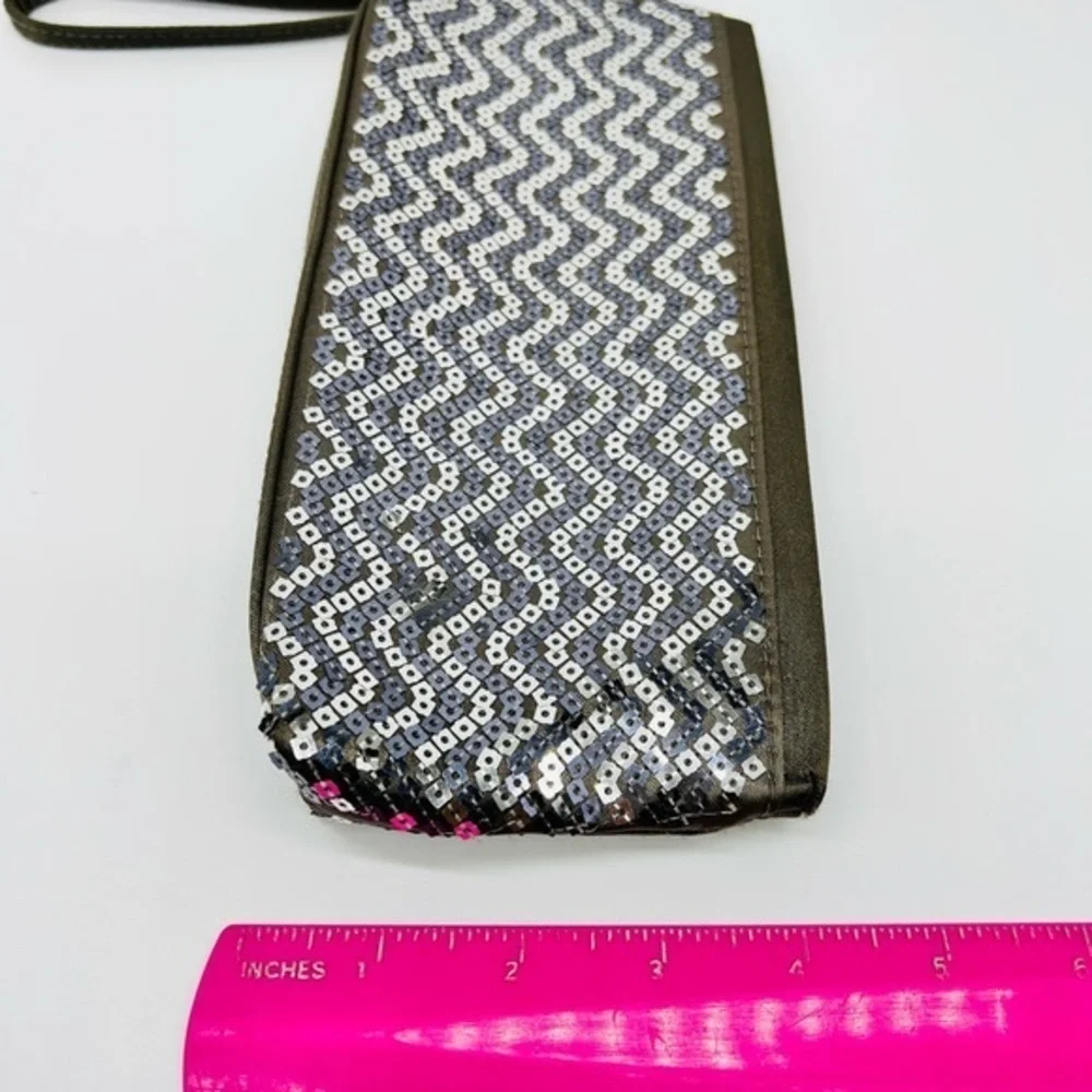 Sephora sequins make up bag, wristlet/ clutch